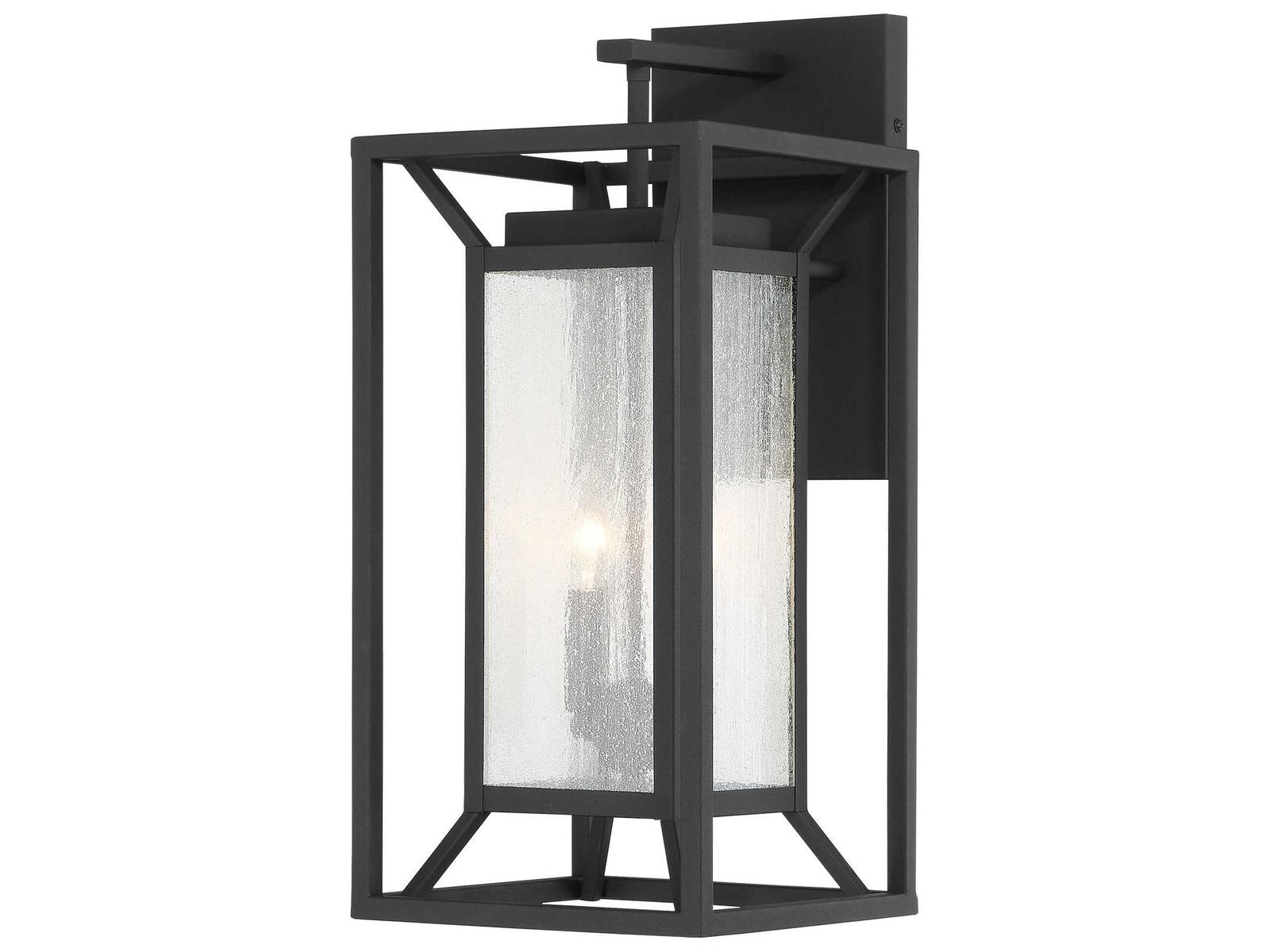 Minka Lavery Harbor View 2-Light Outdoor Wall Sconce — Sand Coal Finish ...