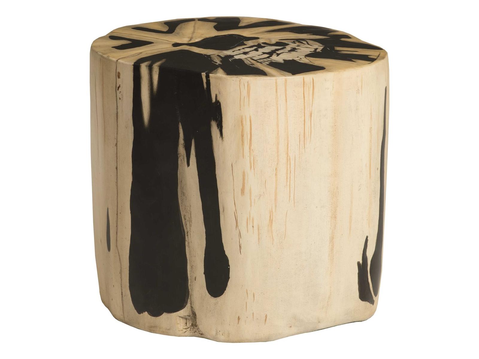 Phillips Collection Beige Brown Accent Stool