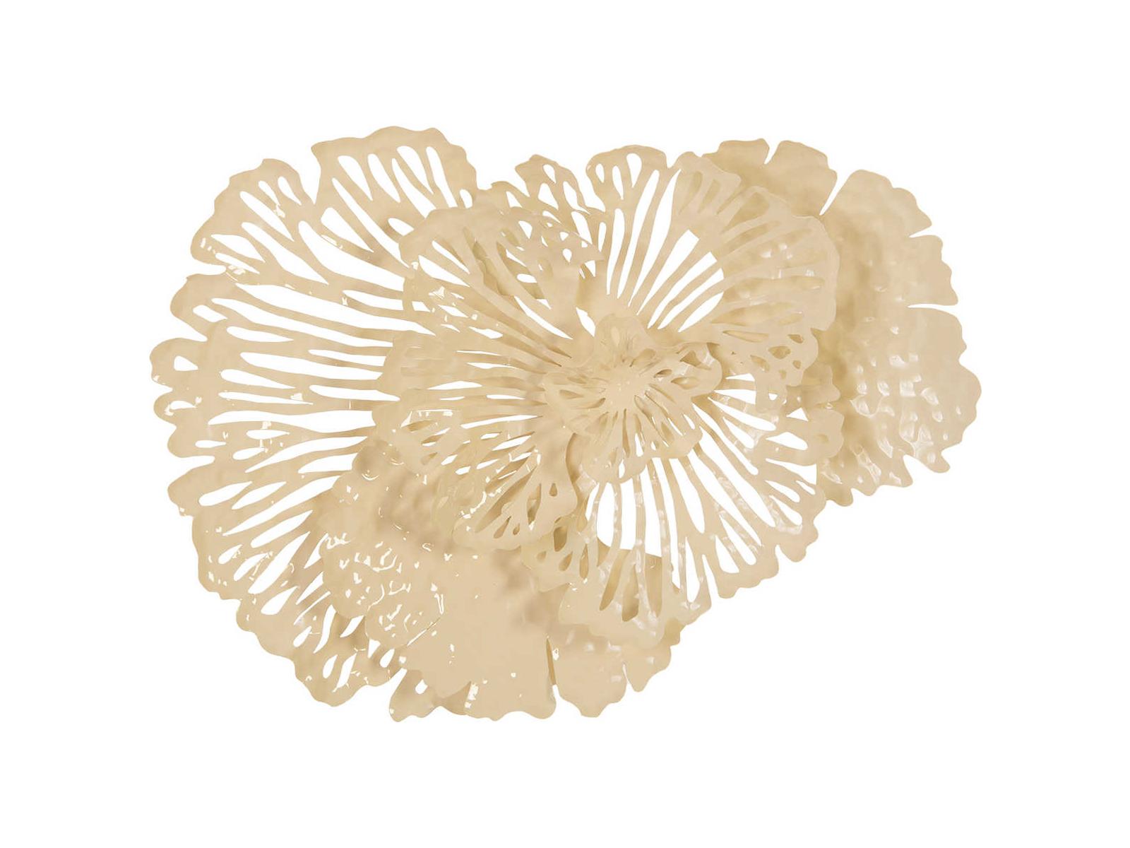 Luxecor Flower Metal Wall Art