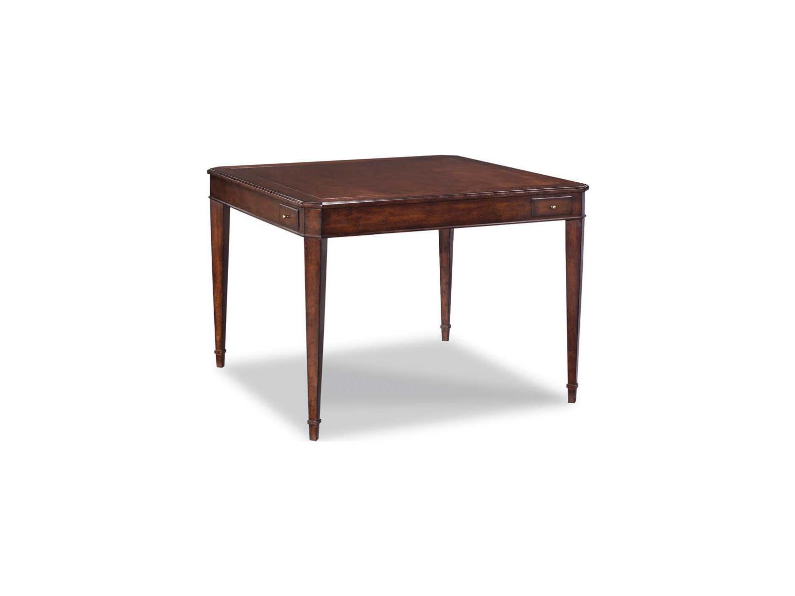 Woodbridge Brown Hardwood Aged Mahogany Game Table