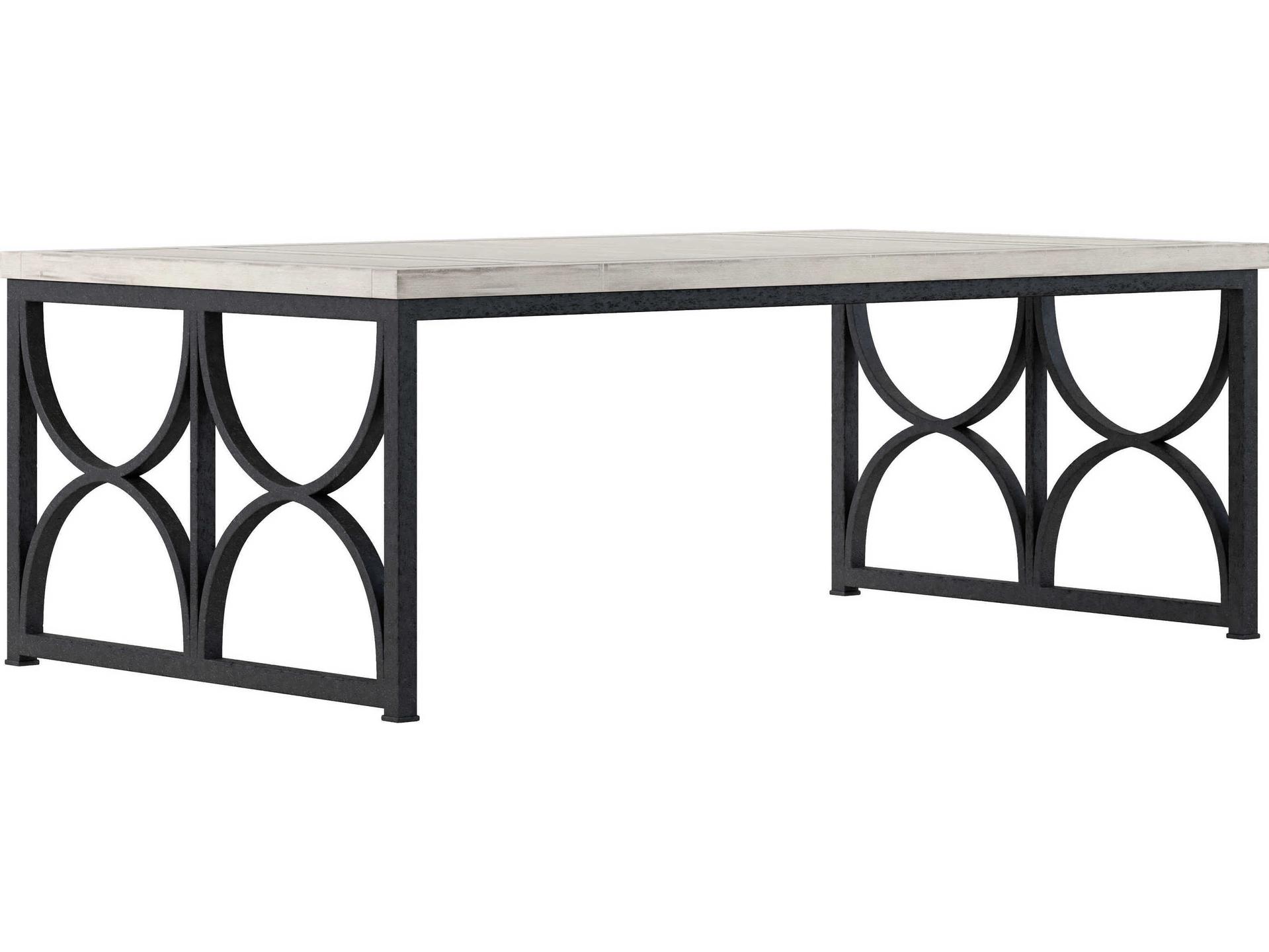 A.R.T. Furniture Alcove Rectangular Wood Belgian Ivory Cocktail Table