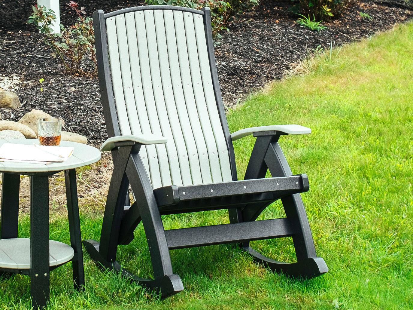 LuxCraft Comfort Recycled Plastic Outdoor Patio Lounge Set