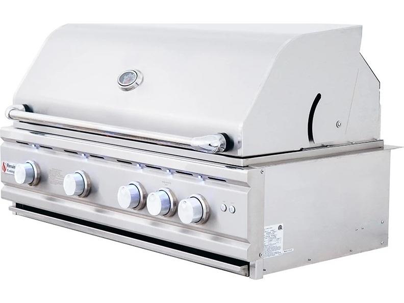 RCS 38 Cutlass Pro Series Grill Blue LED with Rear Burner