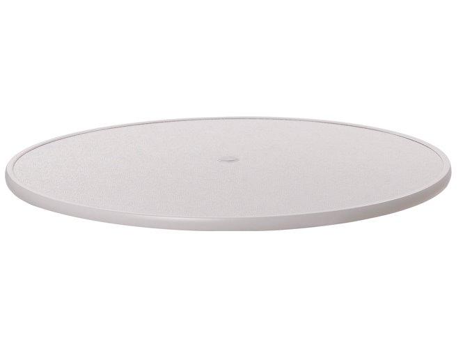 Telescope Casual Value Hammered MGP Round Table Top with Umbrella Hole