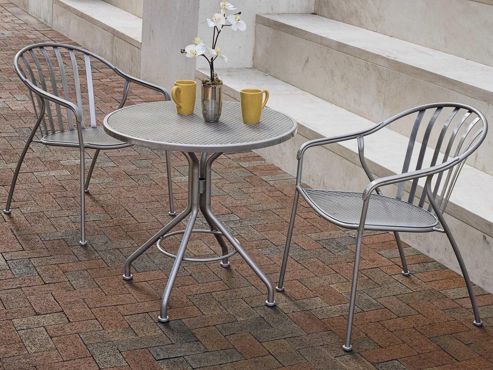 Woodard Valencia Wrought Iron Outdoor Dining Set