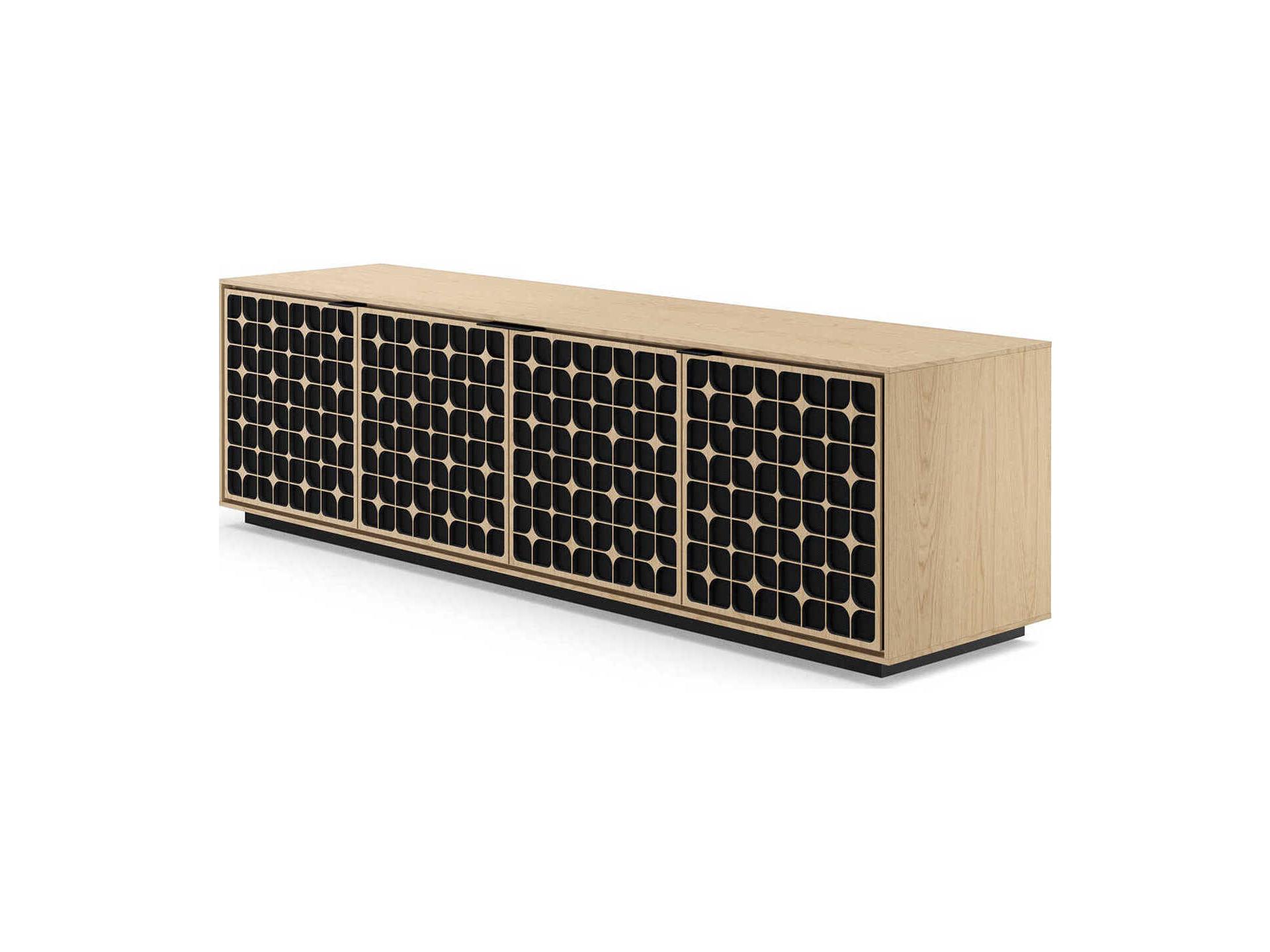BDI Elements 82" Hardwood Washed Oak Media Console