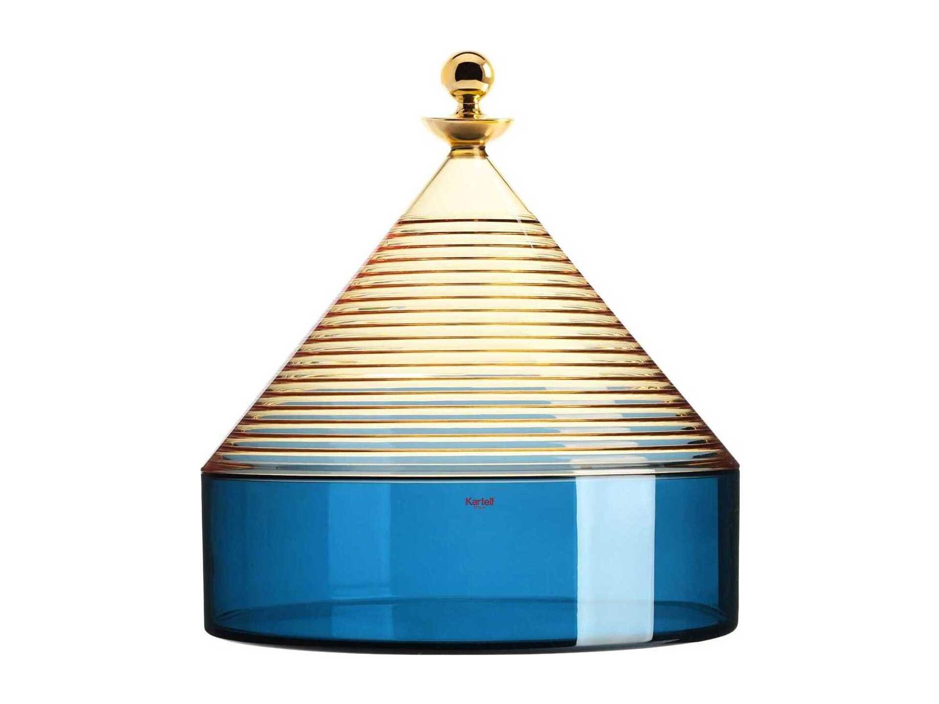 Kartell Trullo Yellow / Blue Candy Dish