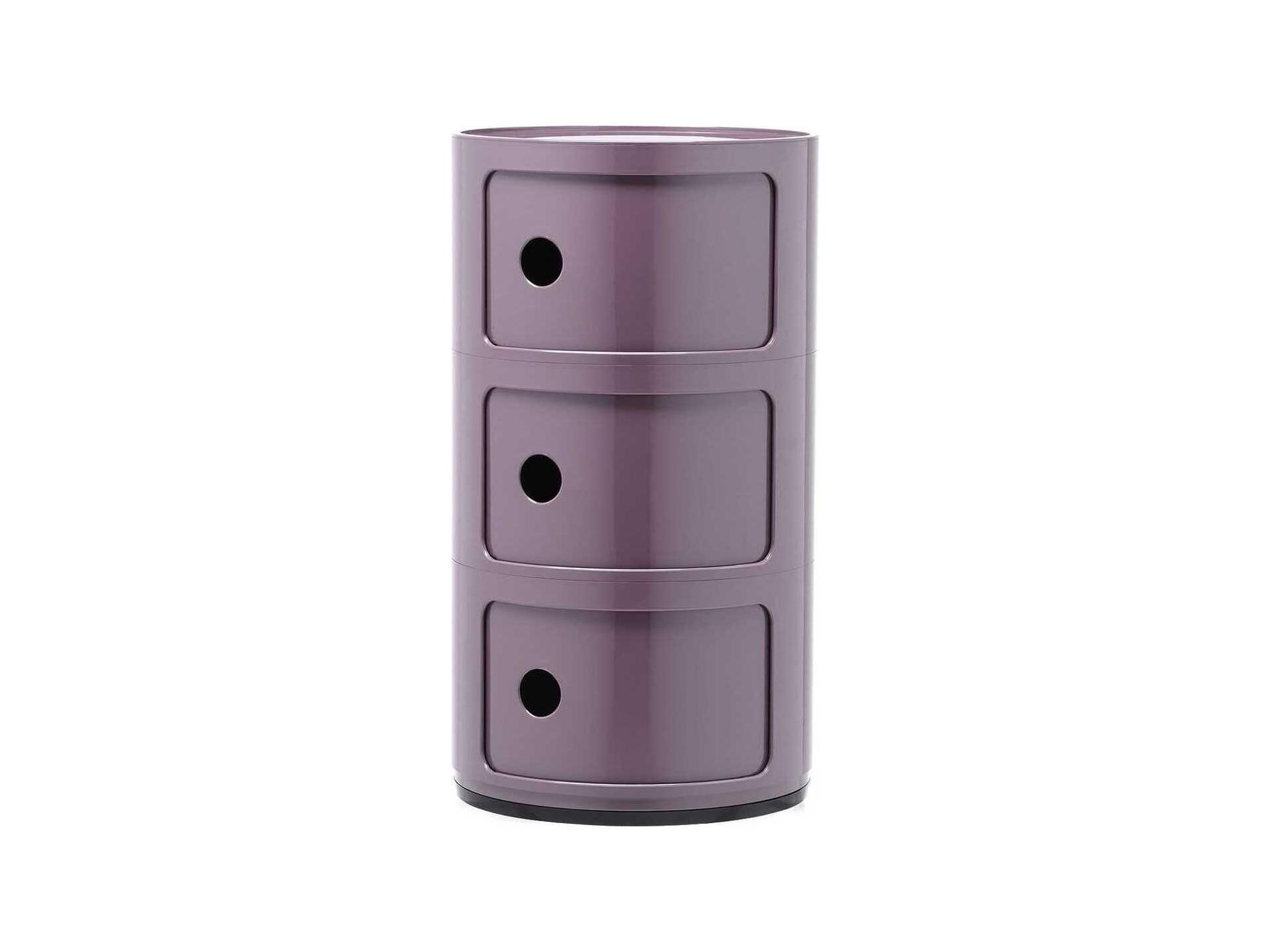 Kartell Componibili Violet File Cabinet