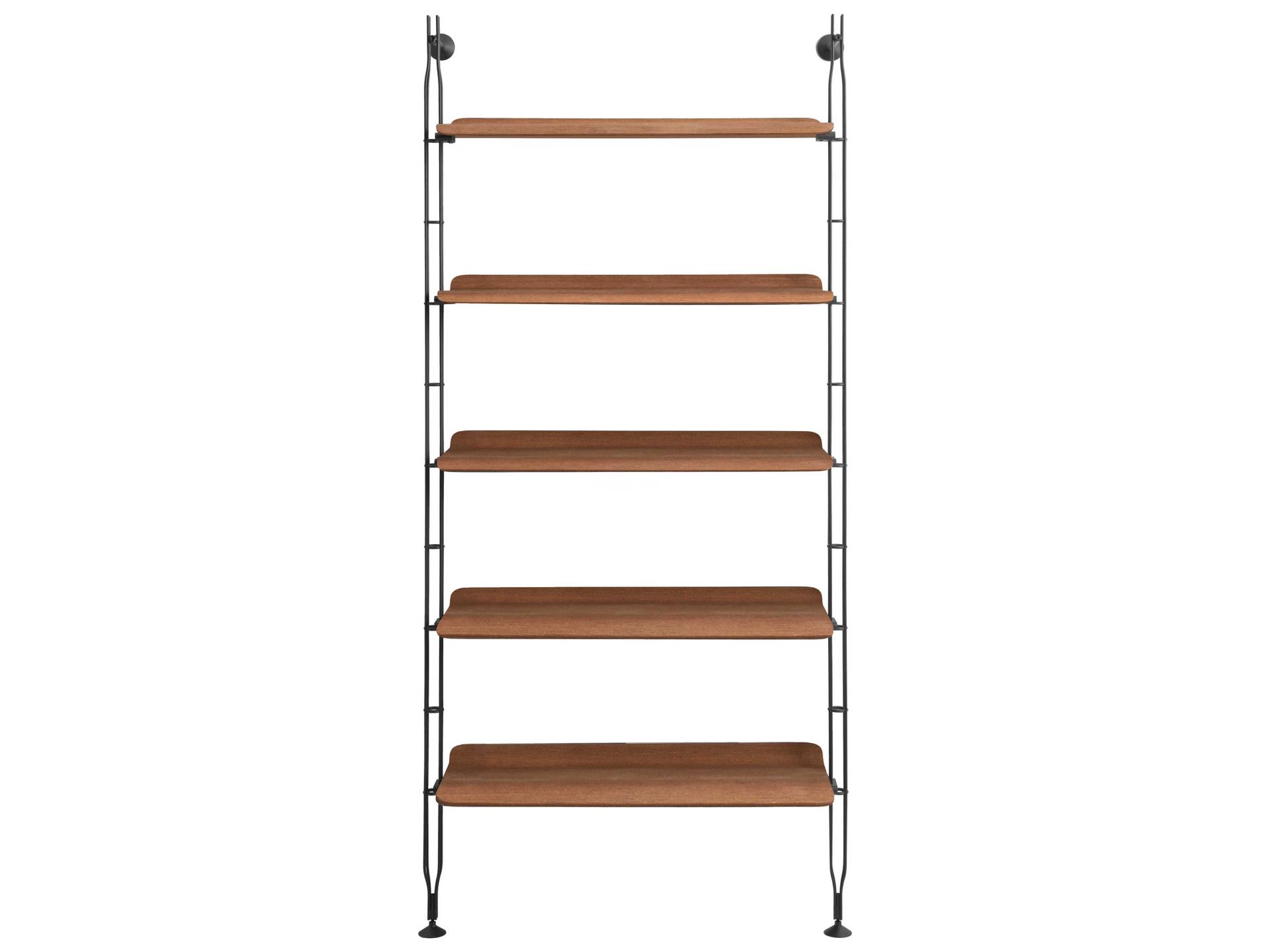 Kartell Adam Wood Dark Black Bookcase