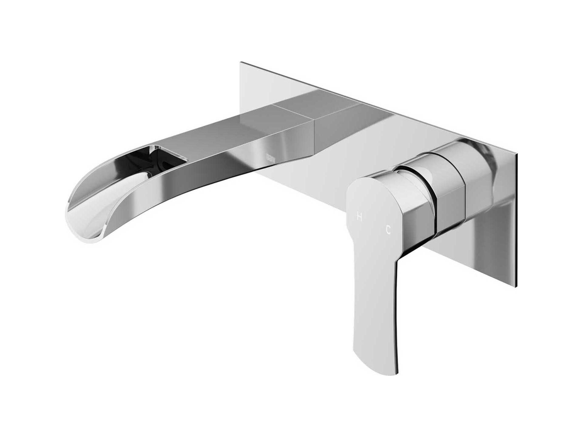 Vigo Cornelius Chrome 1-Handle Wall-Mount Bathroom Faucet