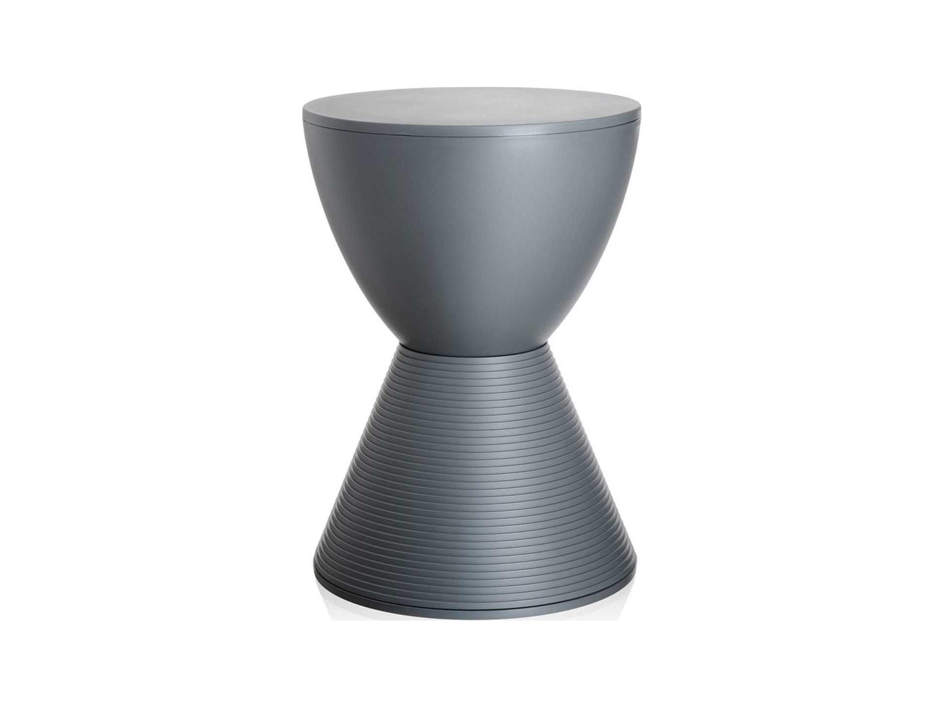 Kartell Prince Aha Pigeon Gray Accent Stool