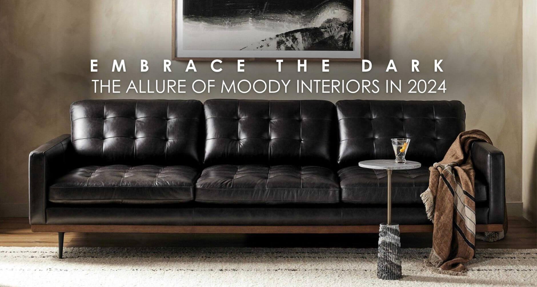 Embrace the Dark: The Allure of Moody Interiors in 2024