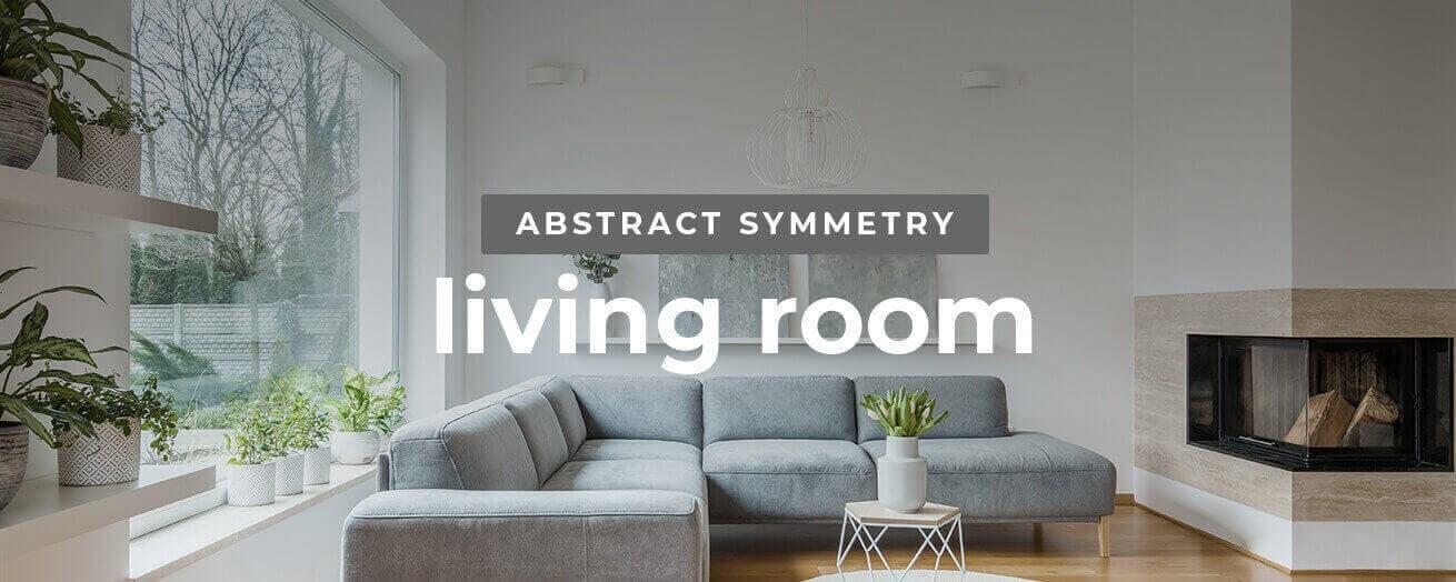Abstract Symmetry Living Room