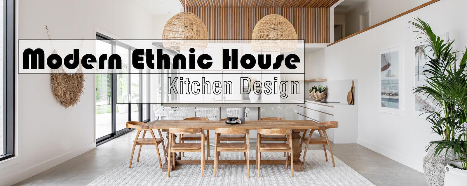 Modern Ethnic House | Kitchen Design