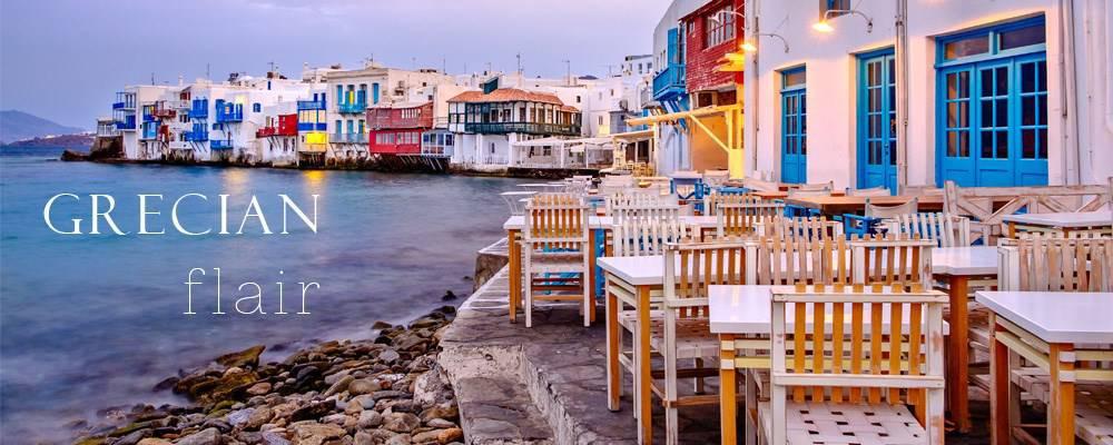 Greek Patio Decor