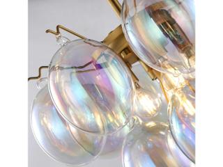 Artcraft Globo 5-Light Brass Chandelier