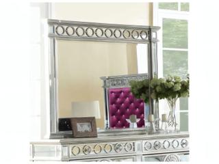 Acme Furniture Varian Mirrored Sliver Rectangular Dresser Mirror