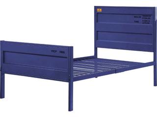Cargo Blue Twin Panel Bed