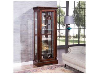 Acme Furniture Birch Wood Cherry Display Cabinet