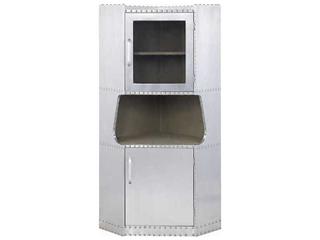 Acme Furniture Brancaster Aluminum Display Cabinet