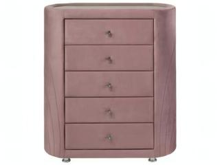 Acme Furniture Salonia Pink Velvet Accent Chest