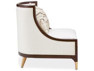 Luxecor Gilded Cream Accent Chair