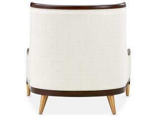 Luxecor Gilded Cream Accent Chair