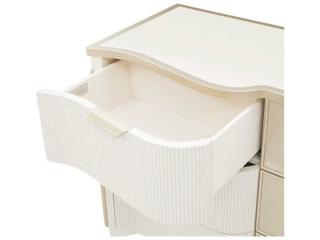 Luxecor Gilded White Poplar Wood Dresser