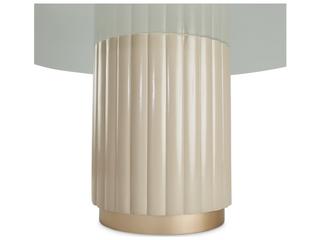 Luxecor Gilded Round Glass Dining Table