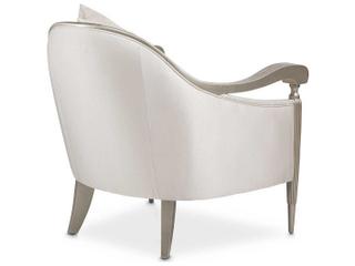 Luxecor Gilded Beige Fabric Accent Chair