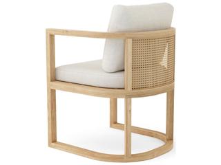 Anderson Teak Junus Natural Outdoor Dining Arm Chair