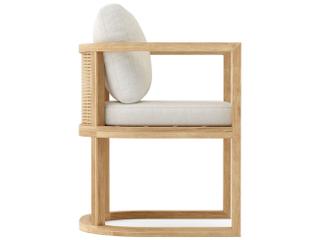 Anderson Teak Junus Natural Outdoor Dining Arm Chair