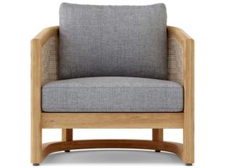 Anderson Teak Catania Natural Deep Seating Outdoor Lounge Chair