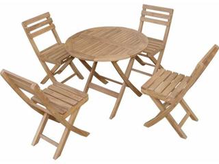 Anderson Teak Chester Alabama 5-Piece Bistro Set