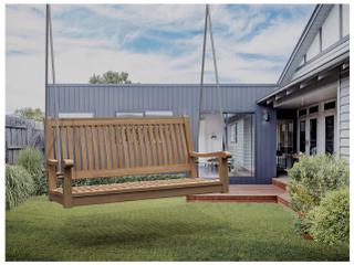 Anderson Teak Del-Amo Straight Outdoor Swing Bench