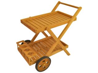 Anderson Teak Cobana Serving Trolley