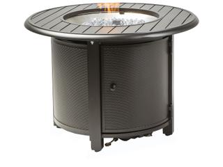 Alfresco Home Bay Ridge Blacksmith Round Patio Fire Pit Table