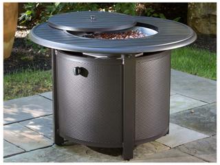 Alfresco Home Bay Ridge Blacksmith Round Patio Fire Pit Table