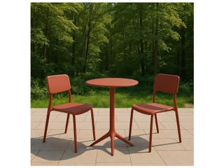 Alfresco Home Mattone Recycled Plastic Dining Set