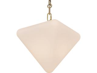 Alora Lighting Mineral Patina Brass Opal Glass Geometric Chandelier