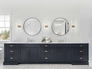 Alora Lighting Revolve 2-Light Natural Brass Wall Sconce