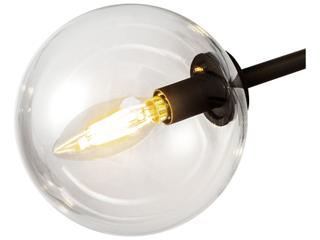Alora Mood Cassia 6-Light Matte Black Globe Sputnik Chandelier