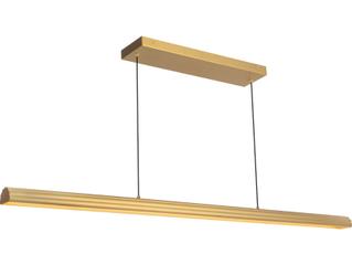 Alora Mood Dottie Brushed Gold Linear Island Pendant