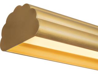 Alora Mood Dottie Brushed Gold Linear Island Pendant