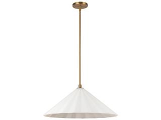 Alora Mood Serena 1-Light Aged Gold Pendant