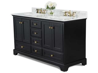 Ancerre Designs Audrey Black Onyx 60" Vanity
