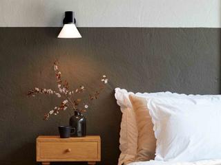 Anglepoise Type-80 1-Light Matte Black Opal Glass Wall Sconce
