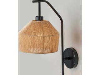 Adesso Amalfi Black Wall Sconce