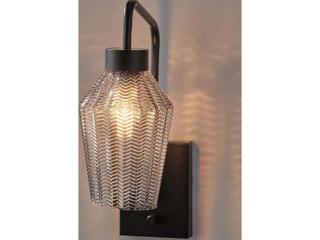 Adesso Belfry Black Wall Sconce