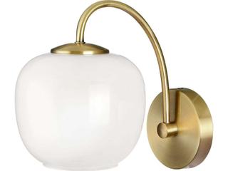 Adesso Magnolia Antique Brass Wall Sconce